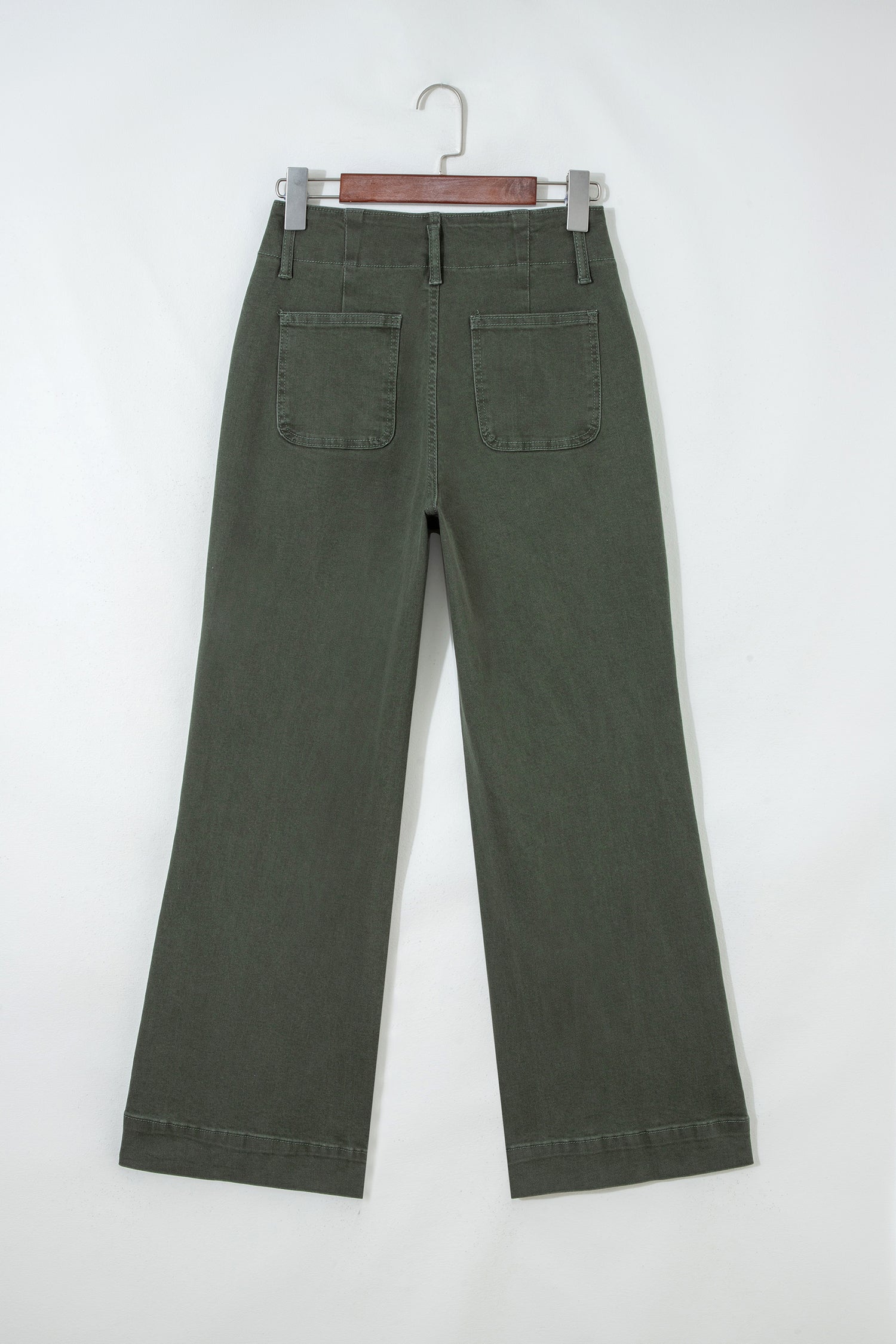 The Olivia High-Rise Flare Jeans – Olive
